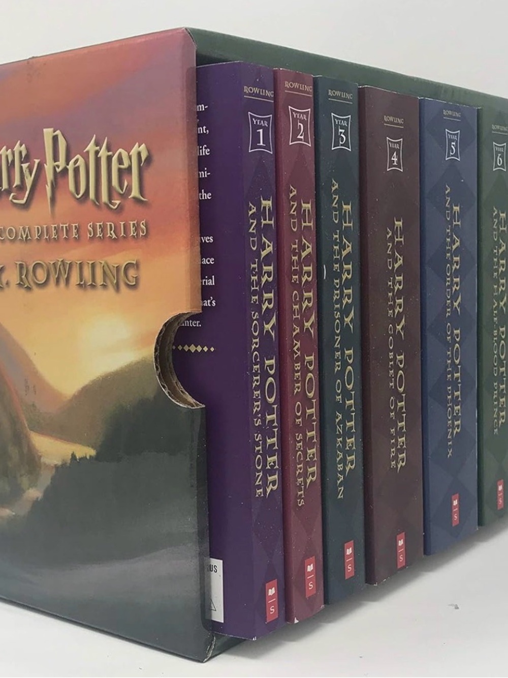 Harry Potter Complete Series Books 1-7 Box Set J.K. Rowling Scholastic Sealed